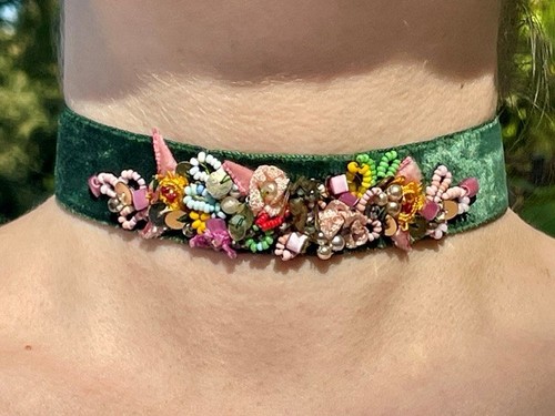 Dirndl reich besticktes - dirndl,,
