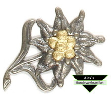 Mützenabzeichen Edelweiß