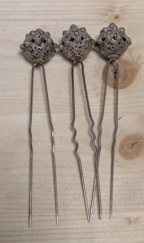 Biedermeier haar hut nadel - 3,