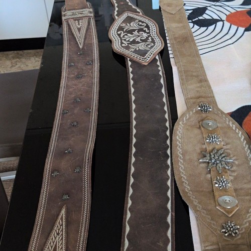 Trachten gürtel konvolut - konvolut, 3