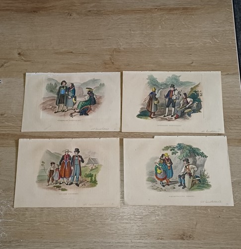 Handkolorierte trachten - handkolorierte,