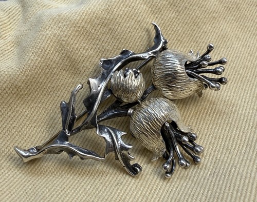 Brosche distel blume - brosche,